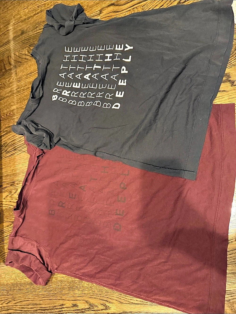 Bundle- 2 Lululemon Roll Around Tee *Expression Red & Black